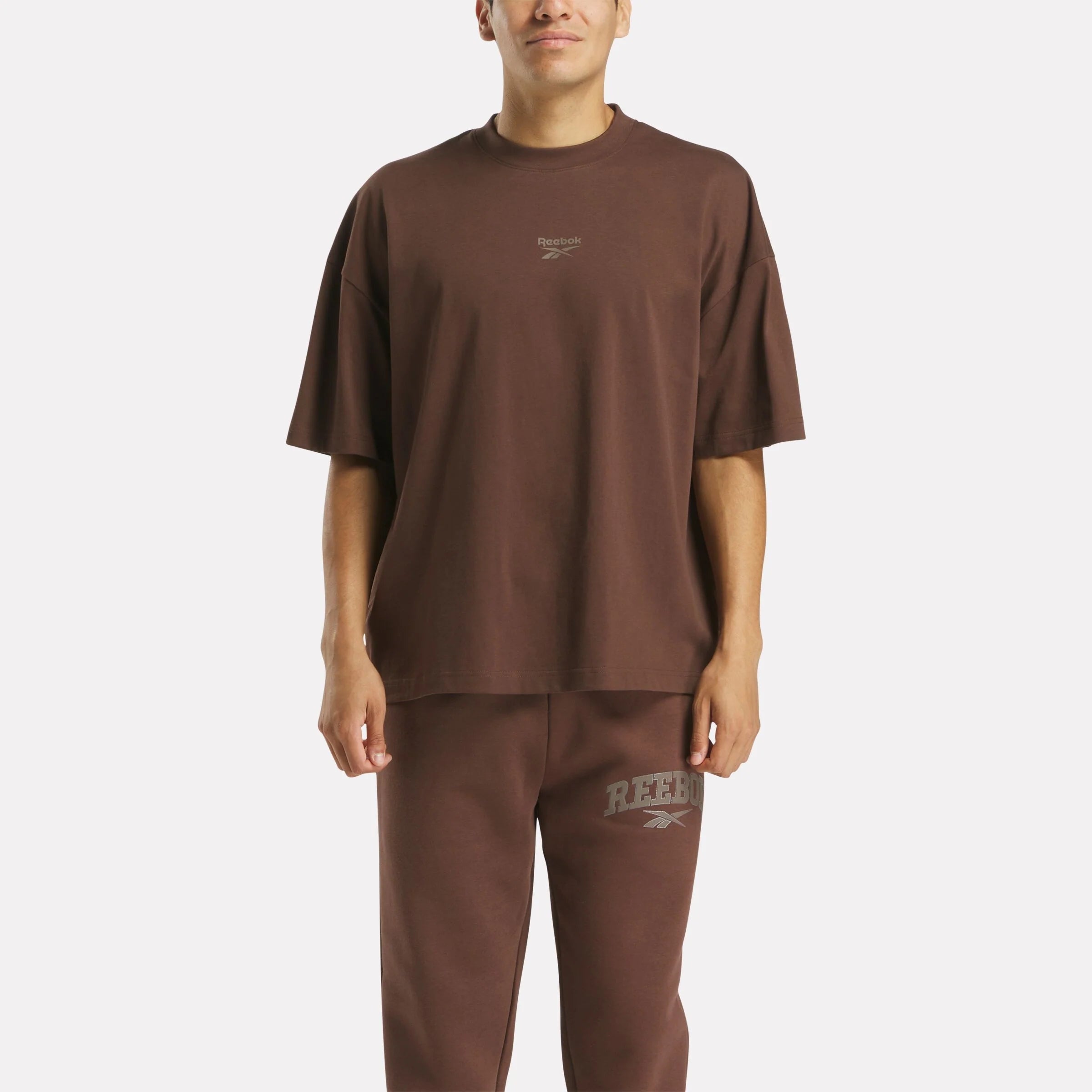 Reebok Men's Danny Graphic Brown Tee