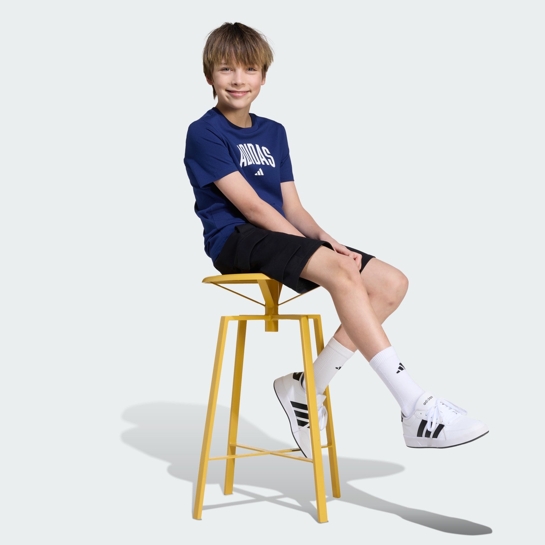 Adidas Kid's Collegiate Navy Tee
