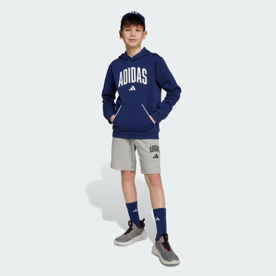 ADIDAS KID'S SEASONALS ESSENTIALS COLLEGAITE GREY SHORTS