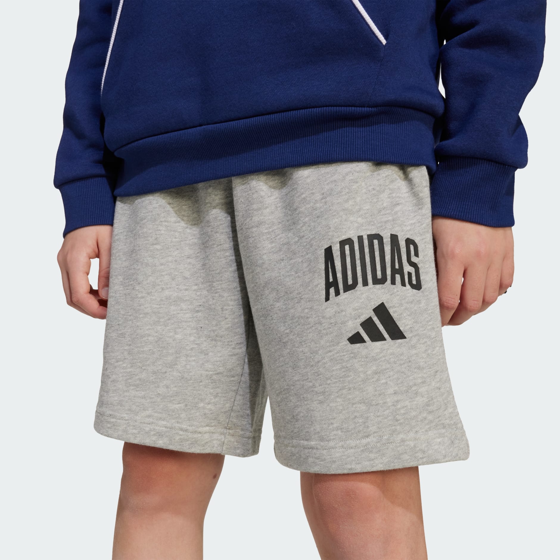 ADIDAS KID'S SEASONALS ESSENTIALS COLLEGAITE GREY SHORTS