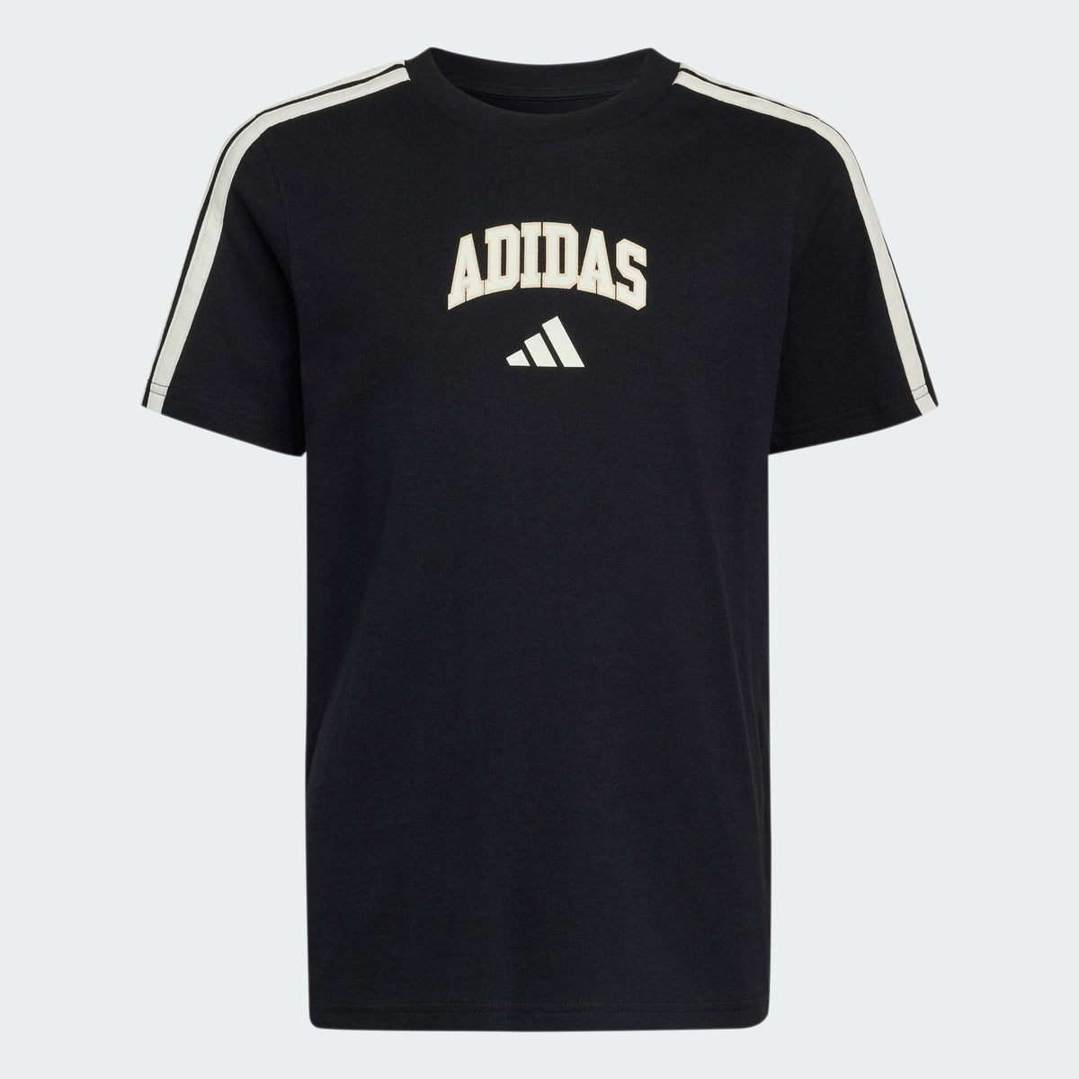 ADIDAS KID'S COLLEGIATE GRAPHIC BLACK TEE