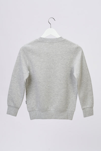 Insport Kids Alaska Grey Marle Crew Sweatshirt