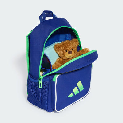 ADIDAS LITTLE KIDS NEON BLUE/GREEN BACKPACK