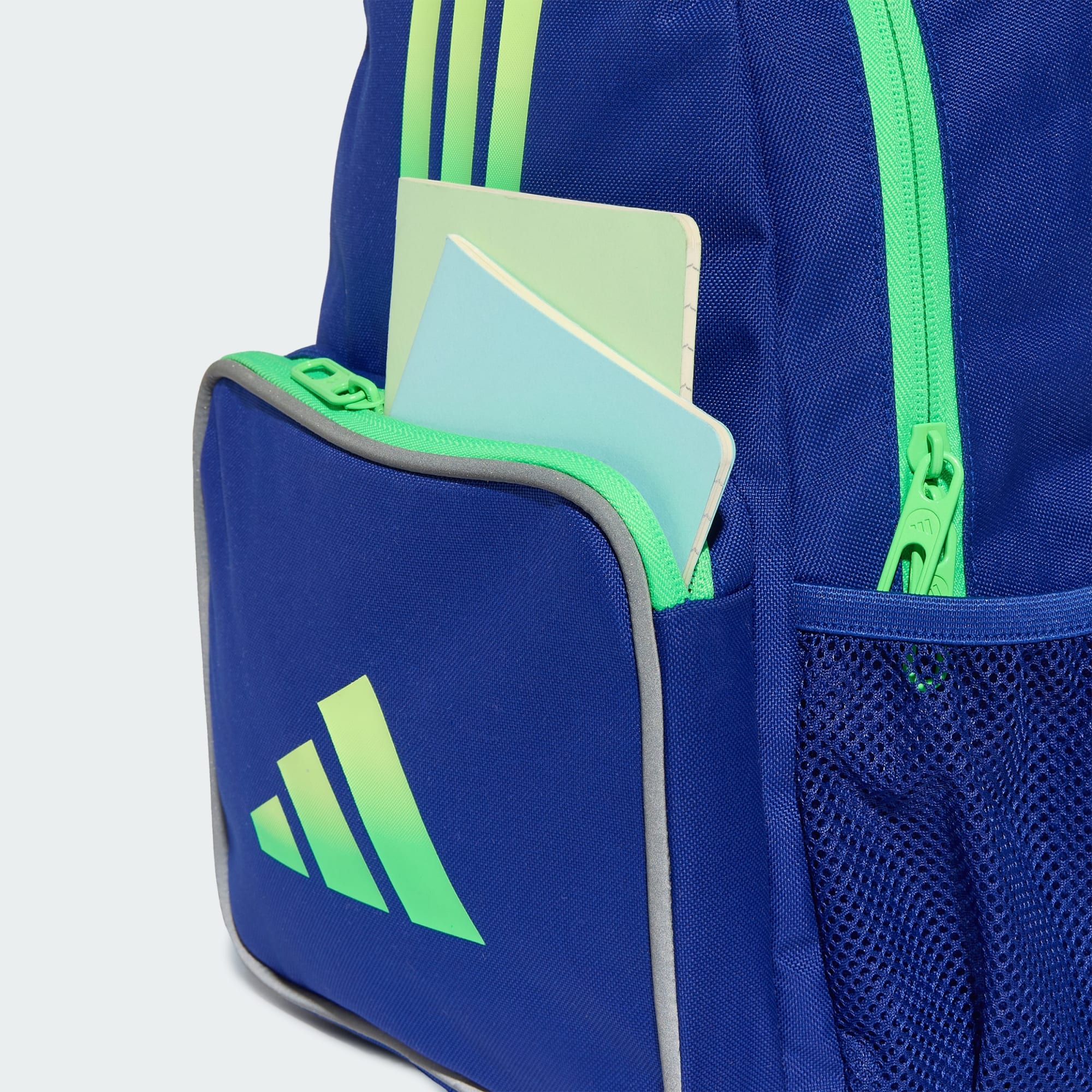 ADIDAS LITTLE KIDS NEON BLUE/GREEN BACKPACK