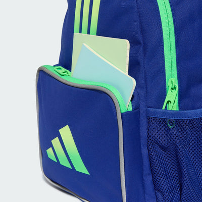 ADIDAS LITTLE KIDS NEON BLUE/GREEN BACKPACK