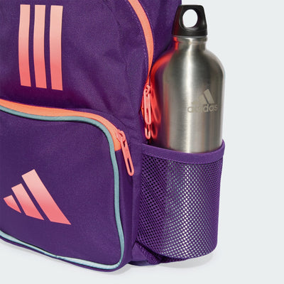 ADIDAS LITTLE KIDS NEON PURPLE/PEACH BACKPACK