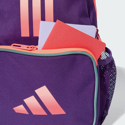 ADIDAS LITTLE KIDS NEON PURPLE/PEACH BACKPACK