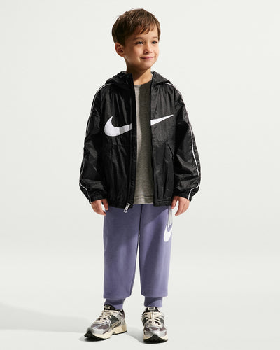 Nike Kid's Lightweight Translucent Ripstop Black Jacket