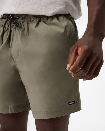 Insport Men's Bondi Gym Military Green Shorts