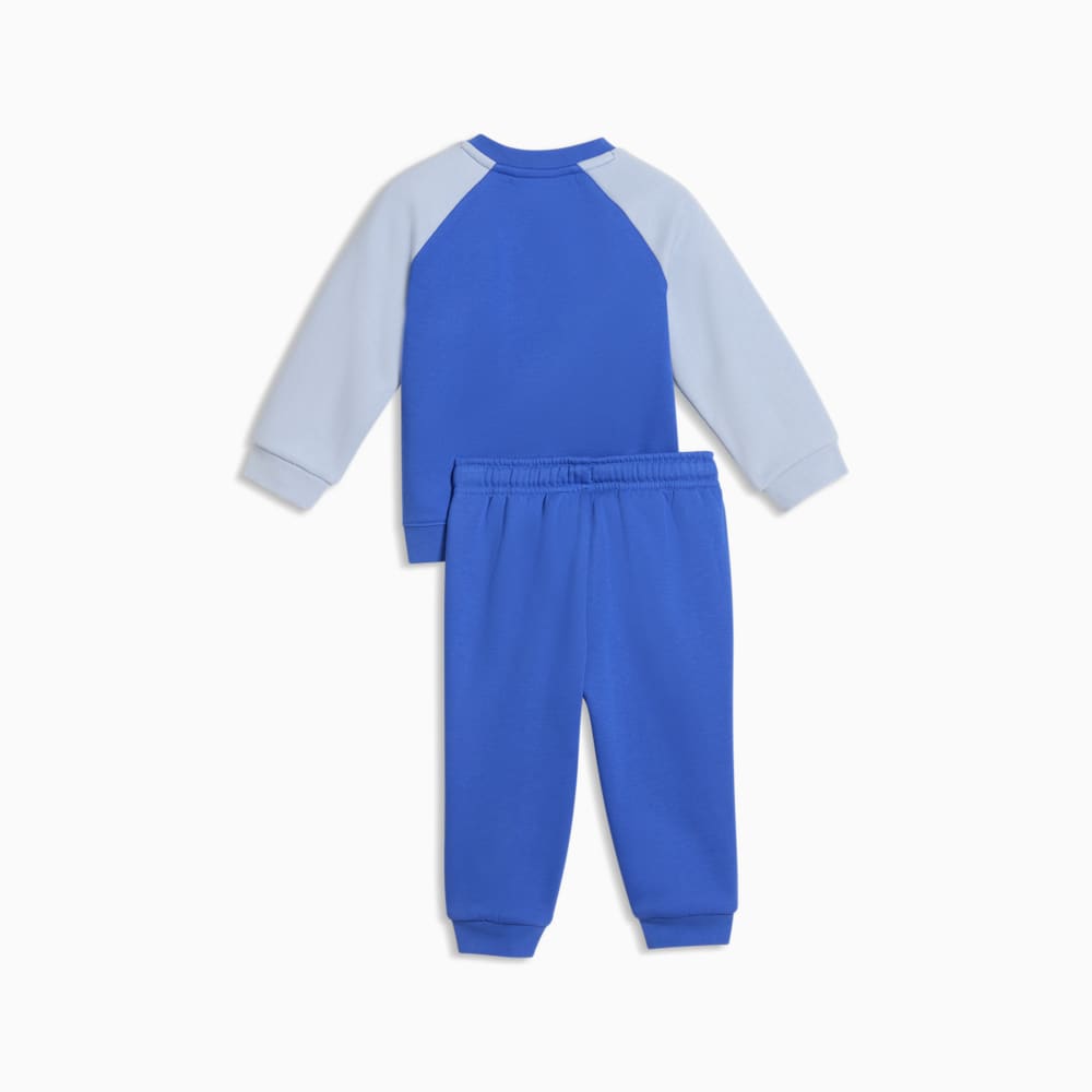 Puma Kid's Essentials Raglan Crew Royal Blue Tracksuit Set
