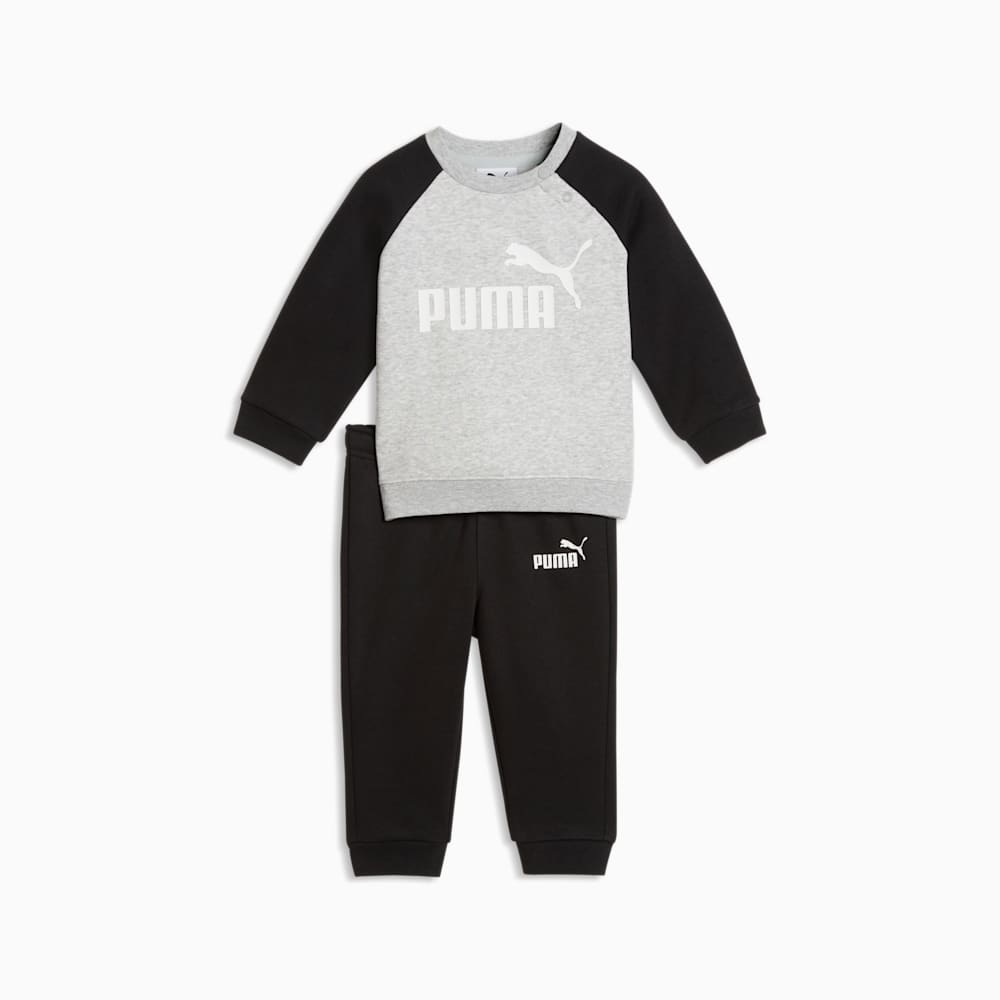 Puma Kid's Minicats Essentials Raglan Crew Tracksuit Set