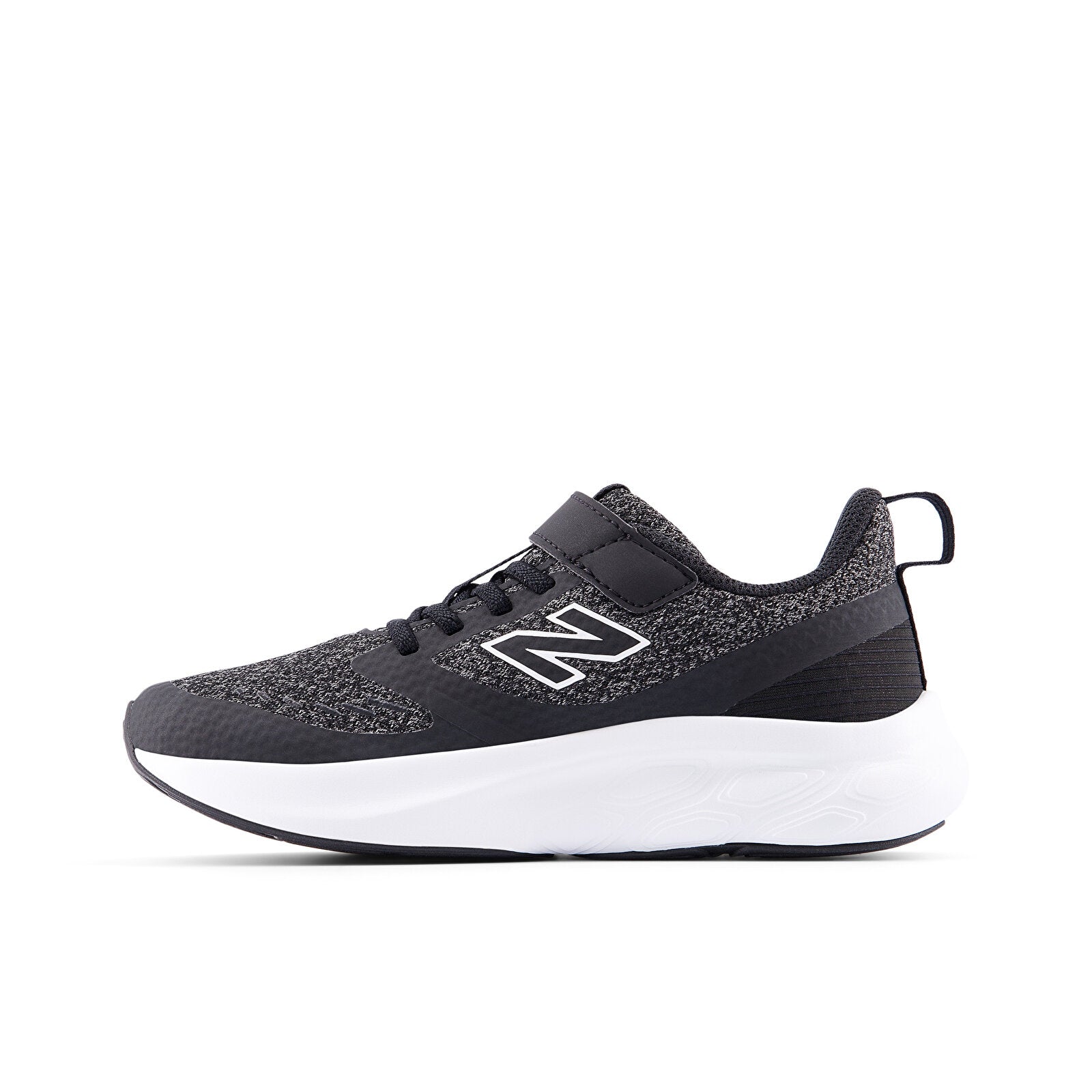 New Balance Kid's 625 Foam Top Strap Black/White Running Shoes