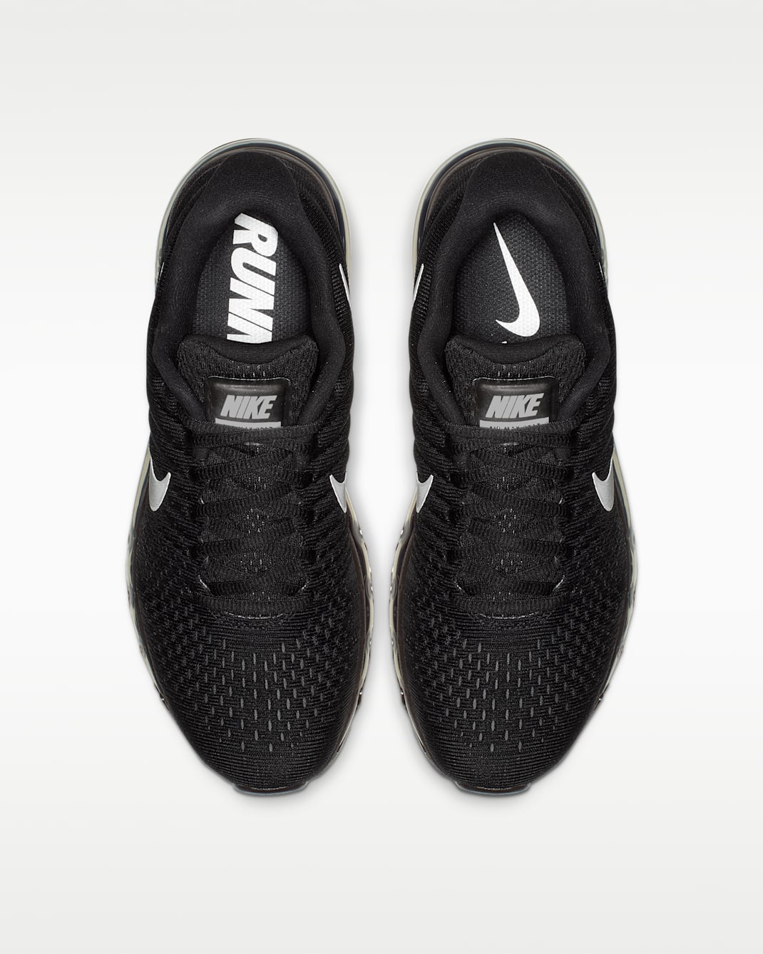 Nike Mens Air Max 2017 Black/Anthracite/White Sneakers