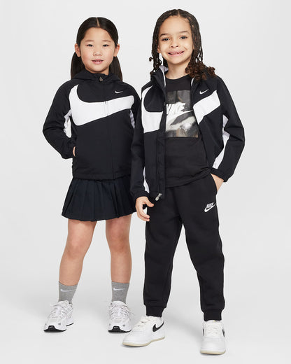 Nike Kid's Big Swoosh Black Jacket