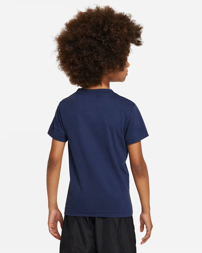Nike Kid's Nsw Embroidered Futura Navy Tee