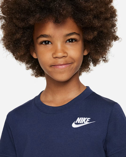 Nike Kid's Nsw Embroidered Futura Navy Tee