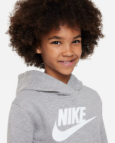 Nike Nsw Kid's Club Fleece Grey Hoodie