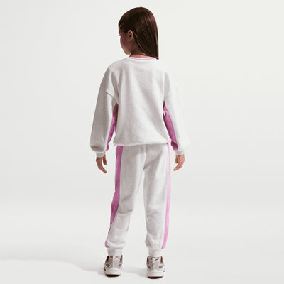 Nike Kid's French Terry Colourblock Crew Birch Tracksuit Set