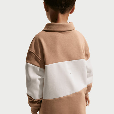 Nike Kid's Club French Terry Ls Rugby Hemp Polo