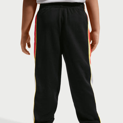 Nike Kid's Victory Lap French Terry Black Trackpants