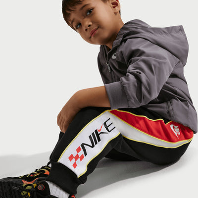 Nike Kid's Victory Lap French Terry Black Trackpants