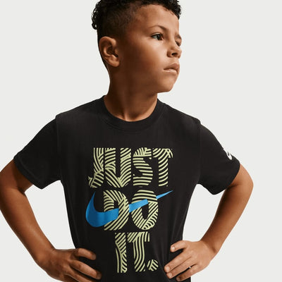 Nike Kid's In The Zone Graphic Black Tee