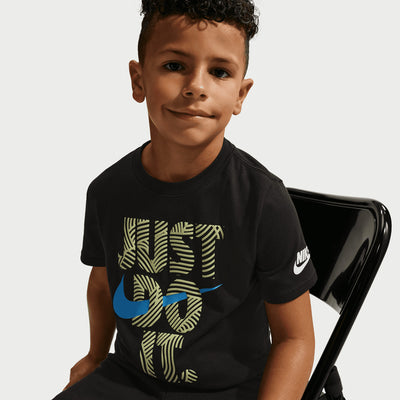 Nike Kid's In The Zone Graphic Black Tee