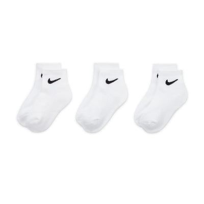 Nike Kid's Cushions Ankle 3 Packs White Socks