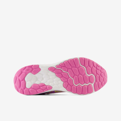 New Balance Junior Arishi V4 Rasberry Pink/White Running Shoe