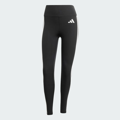 Adidas Women's Optime Essential 3-Stripes 7/8 Black Leggings