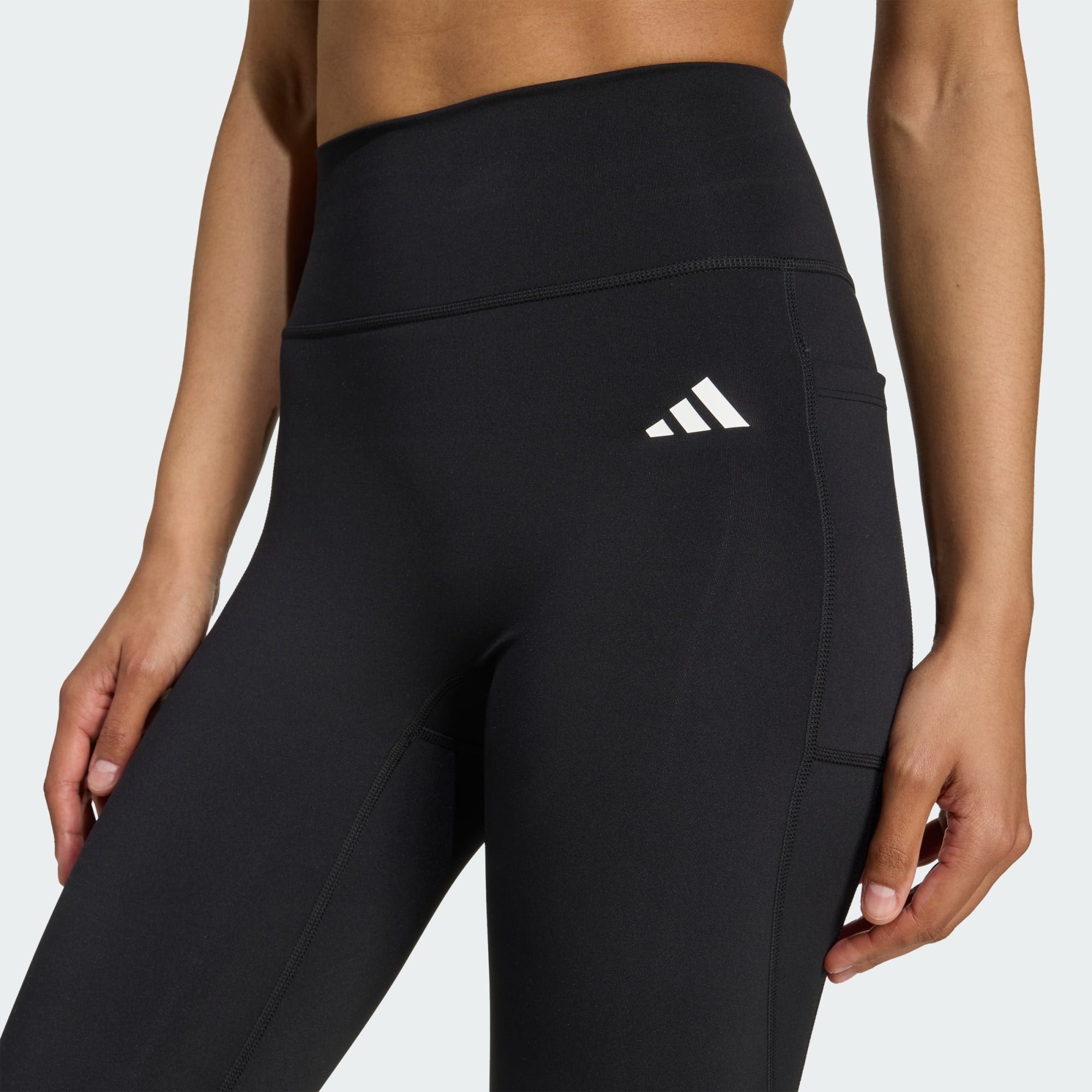 Adidas Women's Optime Essentials Seamless 7/8 Black Legging