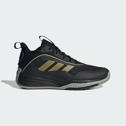 Adidas Men's Own The Game 3 Black/Gold Basketball Shoes