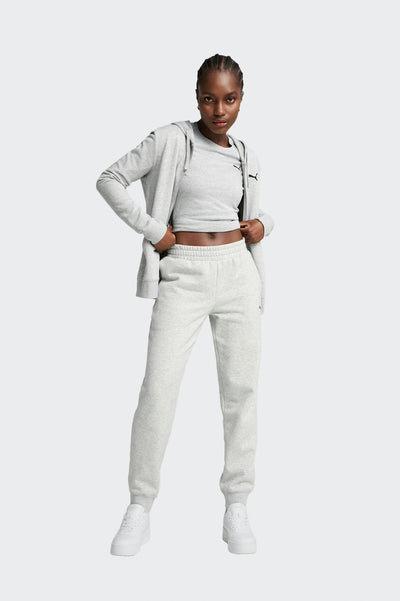Puma Women's Essentials Small Logo Grey Sweatpant