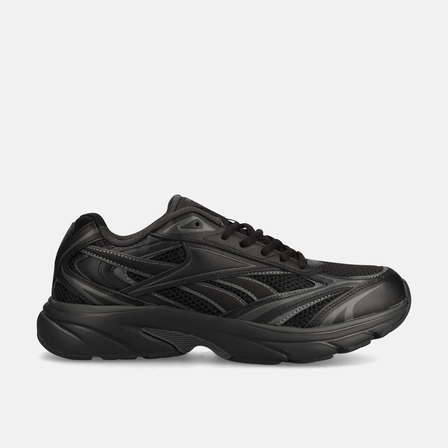 REEBOK MEN'S BELWAVE BLACK/GREY SNEAKER SHOES