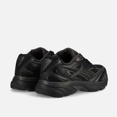 REEBOK MEN'S BELWAVE BLACK/GREY SNEAKER SHOES