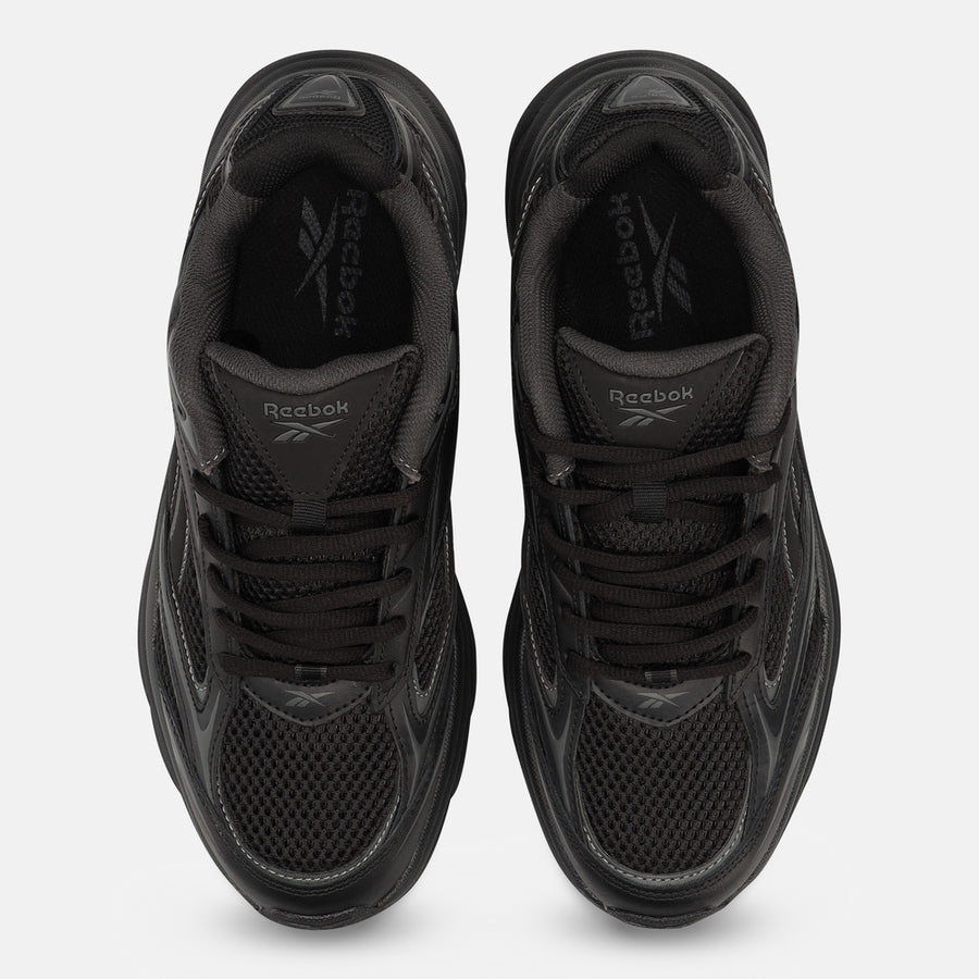 REEBOK MEN'S BELWAVE BLACK/GREY SNEAKER SHOES