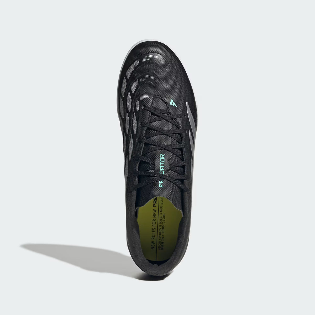 ADIDAS MEN'S PREDATOR CLUB SALA INDOOR BLACK/SILVER/MINT FOOTBALL BOOTS