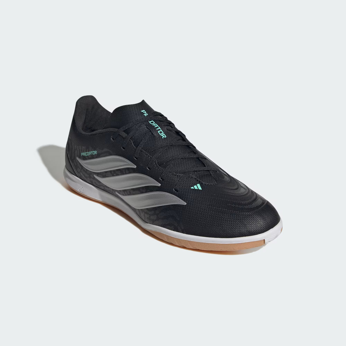 ADIDAS MEN'S PREDATOR CLUB SALA INDOOR BLACK/SILVER/MINT FOOTBALL BOOTS