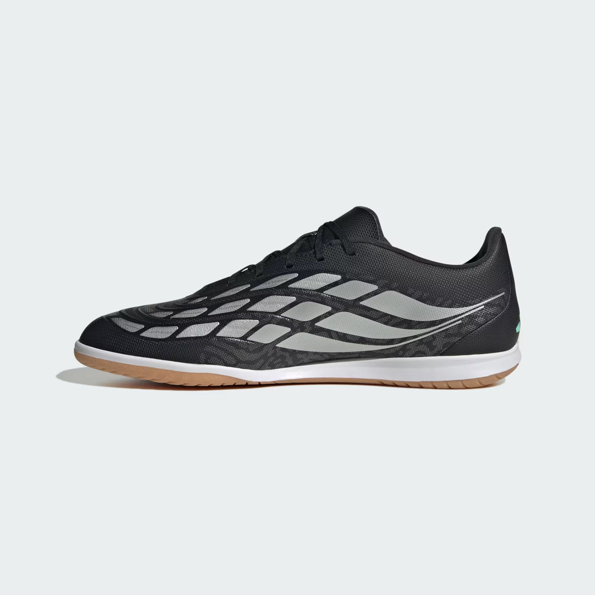 ADIDAS MEN'S PREDATOR CLUB SALA INDOOR BLACK/SILVER/MINT FOOTBALL BOOTS