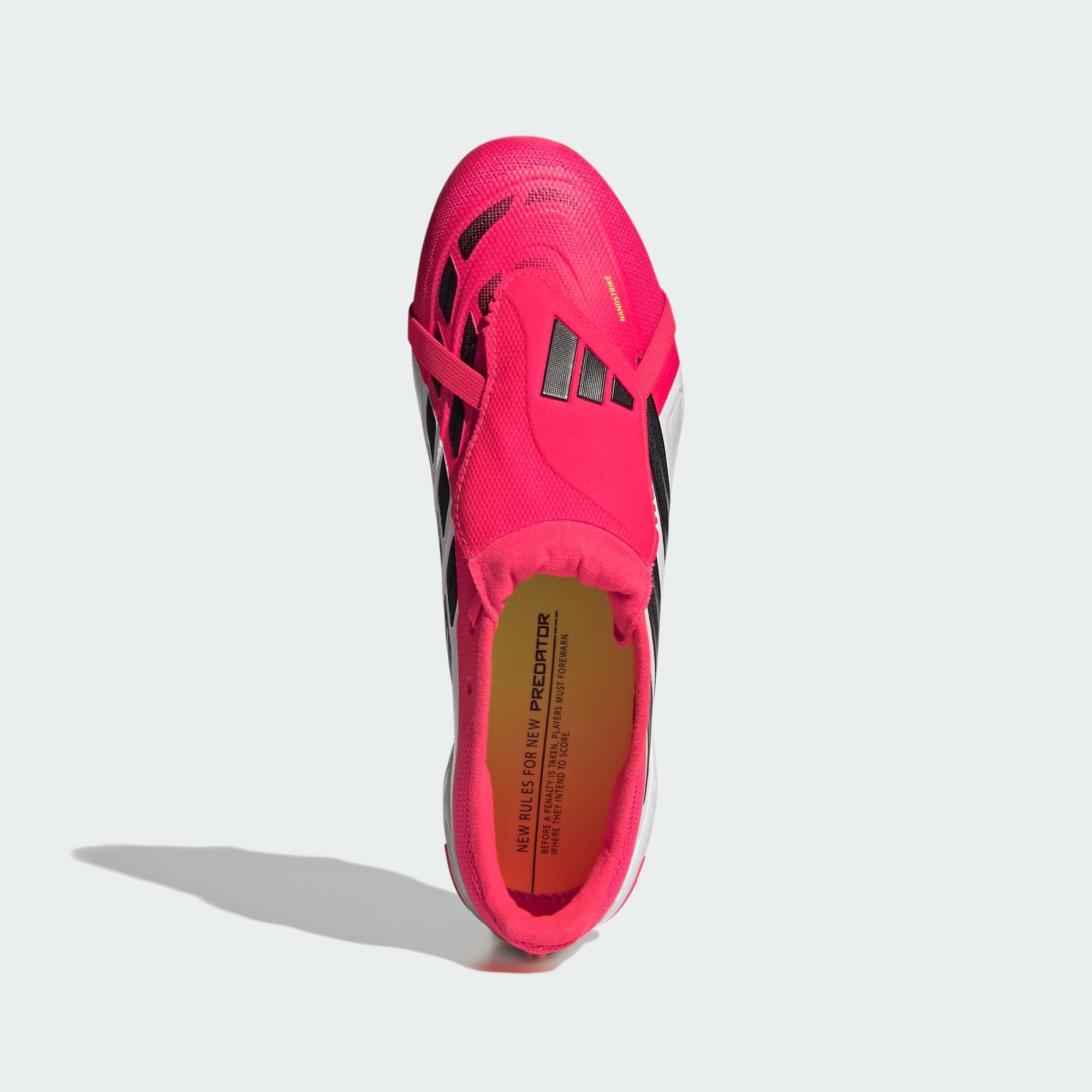 ADIDAS MEN'S PREDATOR LEAGUE FOLD-OVER TONGUE FG RED/WHITE/BLACK FOOTBALL BOOTS