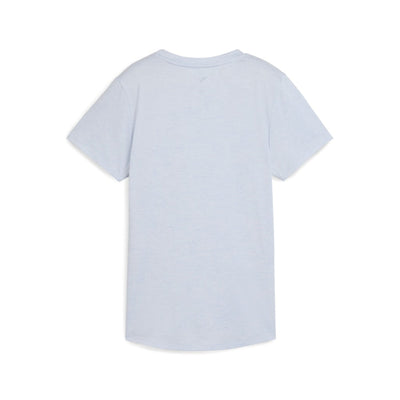 Puma Women's Train All Day Essentials Heather Blue Tee