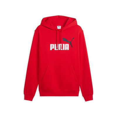 Puma Men's Essentials Big Logo Fleece Red Hoodie