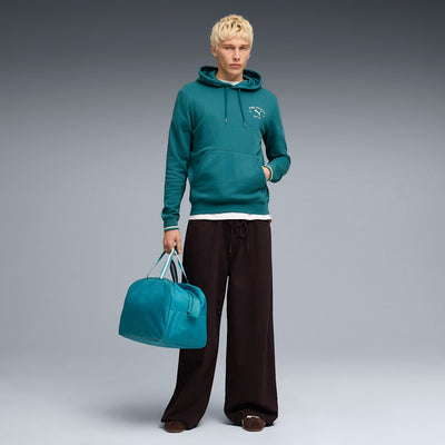 Puma Men's Class Graphic Fleece Emerald Hoodie
