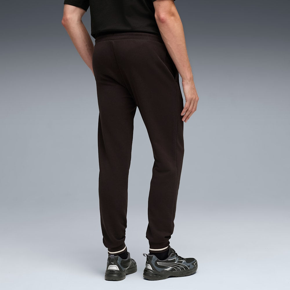 Puma Men's Class Logo Print Black Trackpants