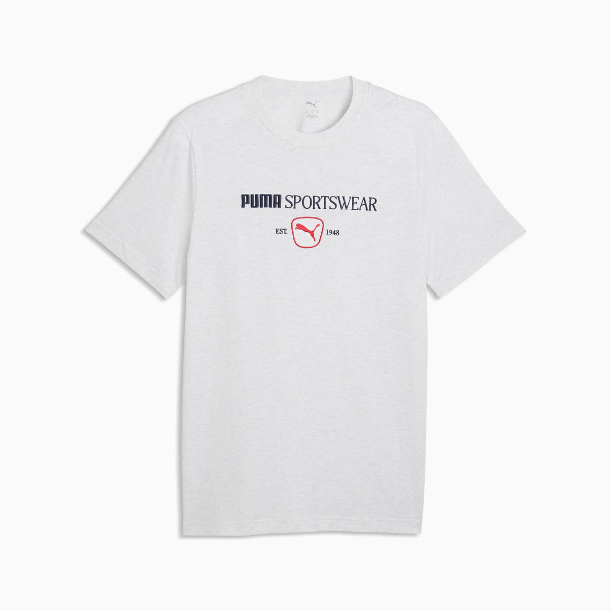 PUMA MEN'S CLASS GRAPHIC WHITE HEATHER TEE