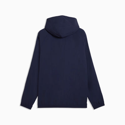 PUMA MEN'S CLASS RELAXED PINNACLE HALF-ZIP NAVY HOODIE