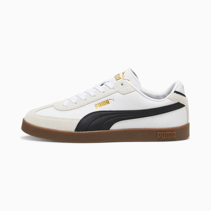 Puma Men's Club White/Black Sneaker Shoes