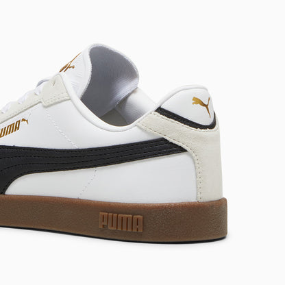 Puma Men's Club White/Black Sneaker Shoes