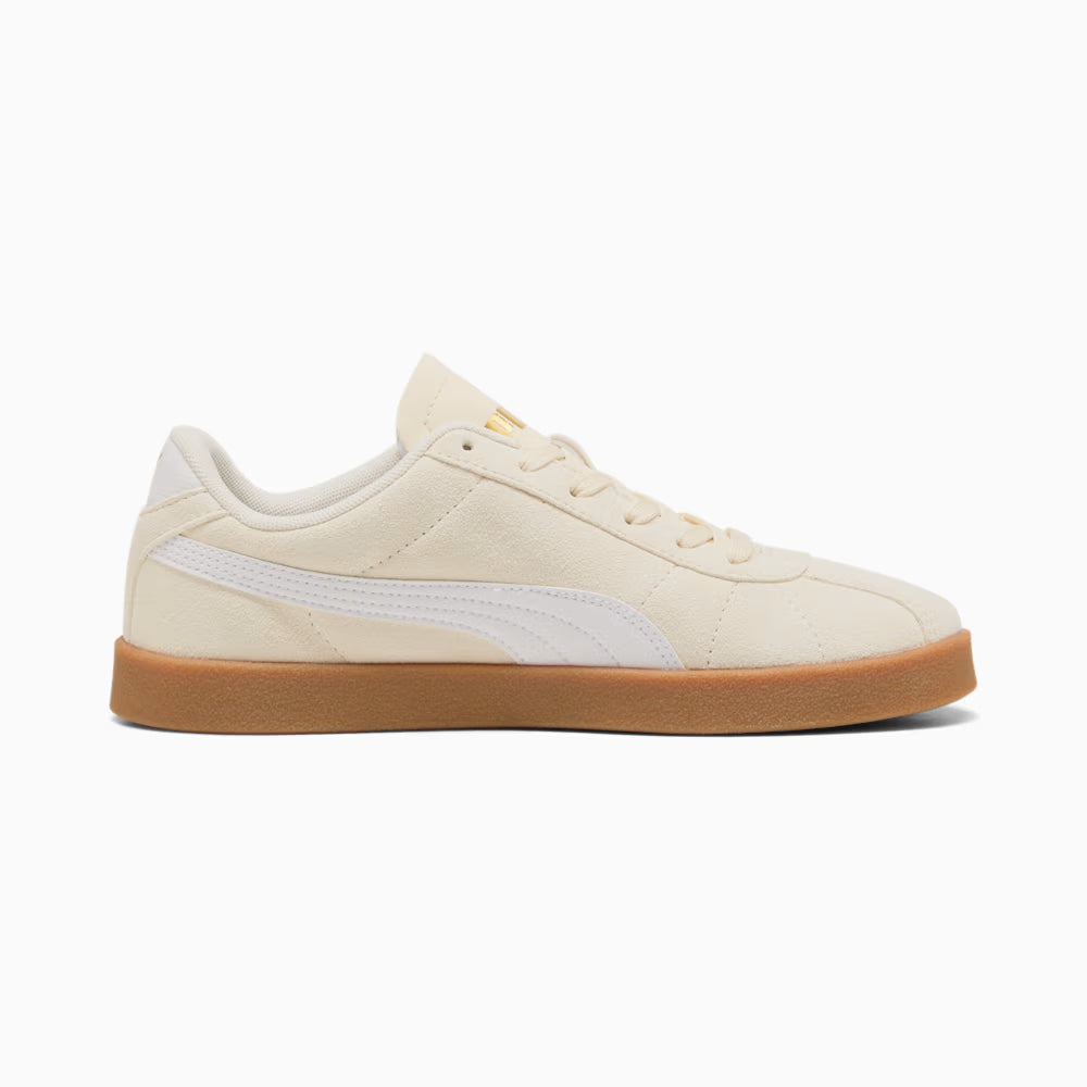 PUMA WOMEN'S CLUB II ALPINE SNOW/WHITE SNEAKER SHOES