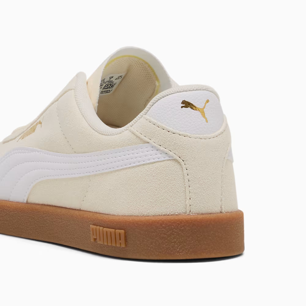 PUMA WOMEN'S CLUB II ALPINE SNOW/WHITE SNEAKER SHOES